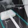 Long-Handled Trapezoidal Bathtub and Floor Brush - Bend-Free, Labor-Saving for Home Use and Cleaning Tasks