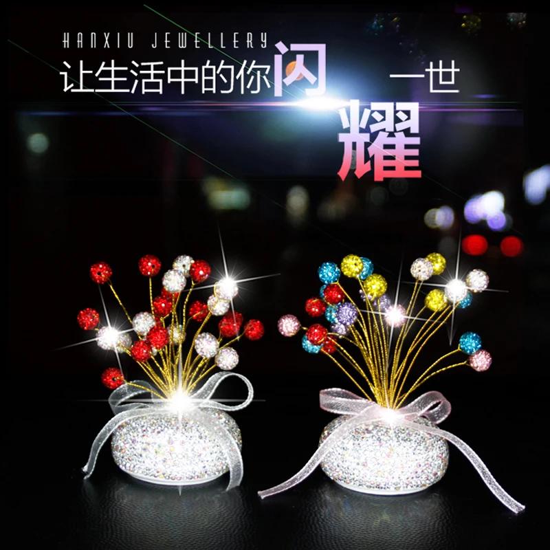 1PC Car ornament with diamond car decoration ornament with diamond full star car ornament car interior trinkets
