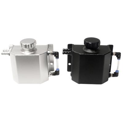 Universal Car Aluminum Alloy 1L Oil Catch Can Fuel Tank Auto