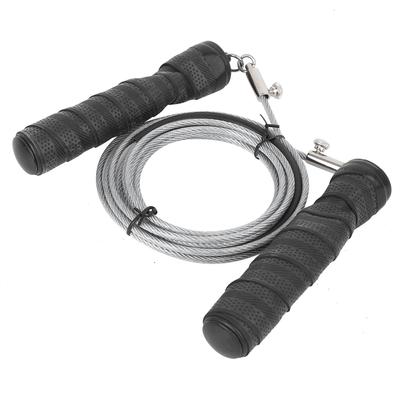 Steel Wire Black Adults Student Bearing Adjustable Fitness Weight Rope Skipping for Outdoor