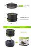 STARCAMP Outdoor Camping Cookware & Cutlery Set