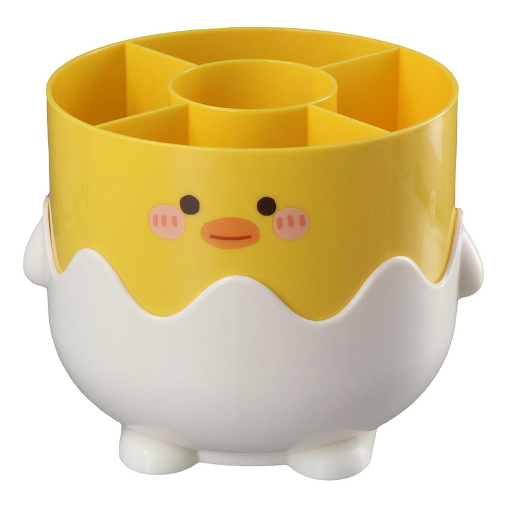 

Cute Pencil Holder Little Yellow Duck Pencil Cup Division Makeup Organizer Office