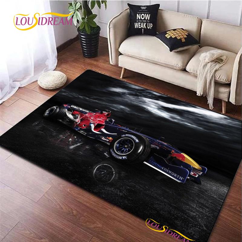 Racing Car Pattern Rug for Bedroom Living Room Carpet for Kitchen Floor Mats Home Decor Alfombra Kid Play Non-Slip Floor Pad Rug