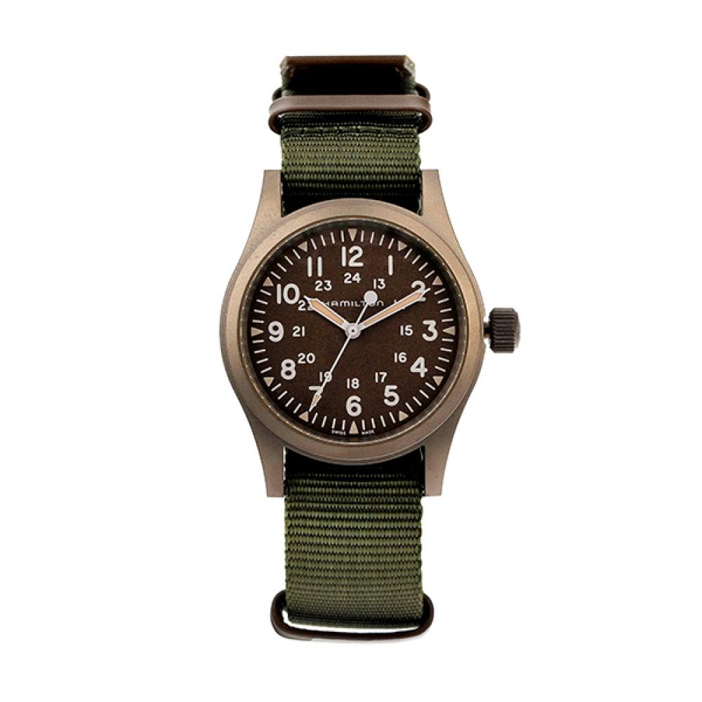 Hamilton H69449961 Khaki Field Mechanical Men S Nato Watch