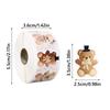 500PCS Ornament Cute Bear Decals DIY Accessories Scrapbook Sticker Cute Cartoon Bear Sticker