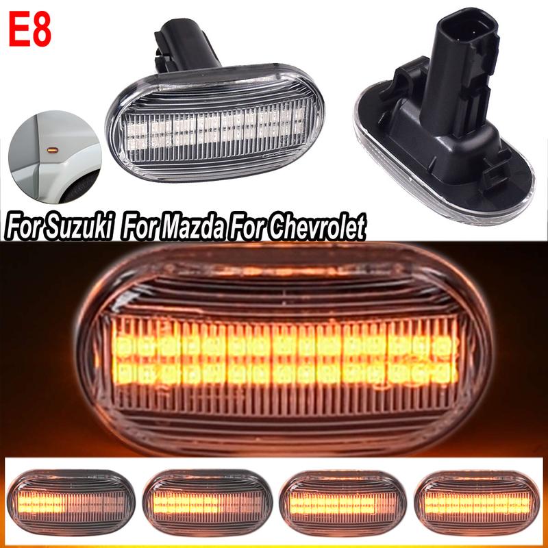 1Pair Super Bright For Suzuki Jimny JB64W Sierra JB74W JB23W Lapin Carry Truck LED Turn Signal Light Flashing Side Repeater Lamp