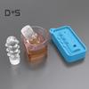 Ice Cube Mold Silicone Ice Cooler Tray for Whiskey Cocktails Easy Fill Release Ice Maker Funny Ice Dish for Party Atmosphere