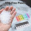 New Hot Premuim Portable Detachable Weekly Pill Organizer Case Box Twice A Day 7 Day Container Medicine for Vitamins Supplement