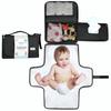 LANDICI Diaper Changing Diaper Baby Large Capacity Diaper Waterproof Baby Portable Diaper Stroller for Home and Baby Shower Gift Pad, Pouch, Seat,