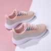 Fashion Flying Knit Low Top Fashion Womens Shoes Breathable Light Sports Shoes College Style Students Non Slip Soft Soled Running Shoes