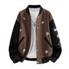 Men Women Letter Graphic College Style Coat Y2k Streetwear Varsity Jacket Long Sleeve Spring Autumn Baseball Jacket