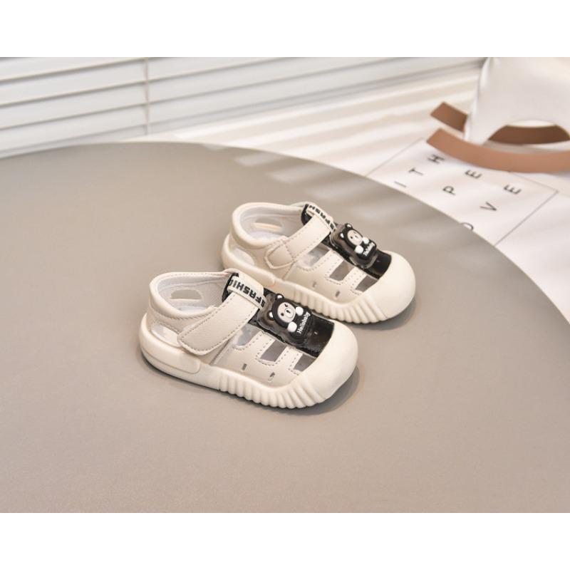 Cute Cartoon Breathable Soft Sole Flash Light Infant Toddler Walking Sandals