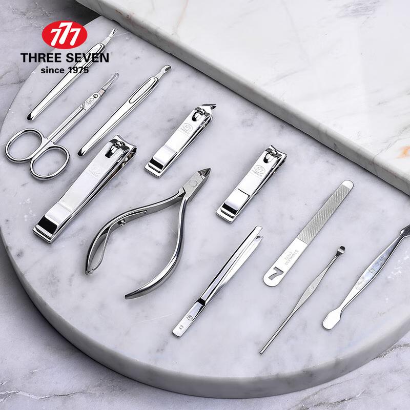 777 11-Piece Stainless Steel Nail Care Set