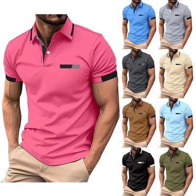 Men's Summer Leisure Culture Breathable Short Sleeved Shirt Top