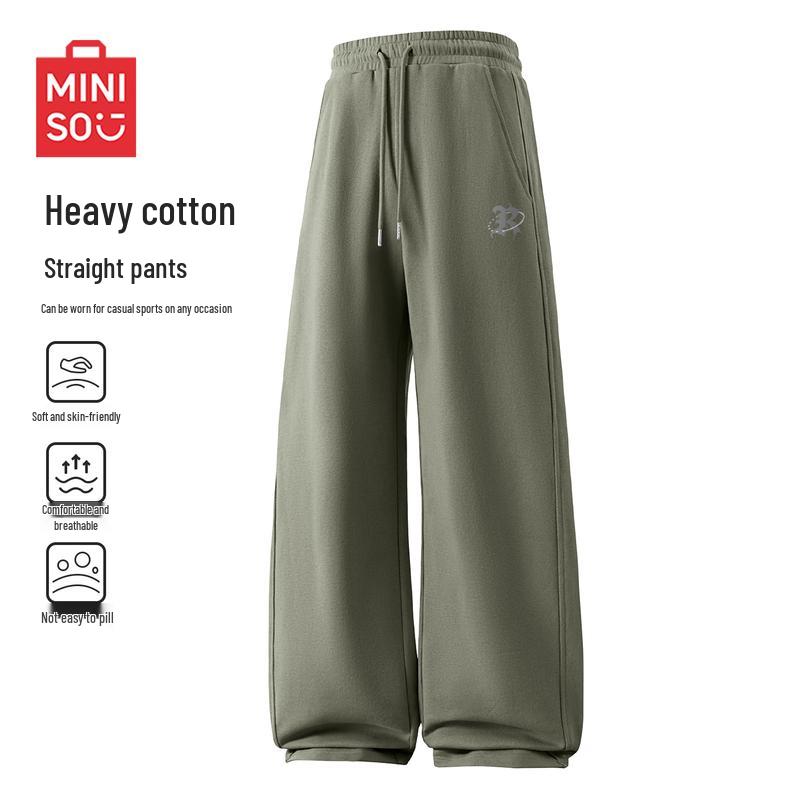 

MINISO Men s Premium Straight-Leg Casual Pants M
