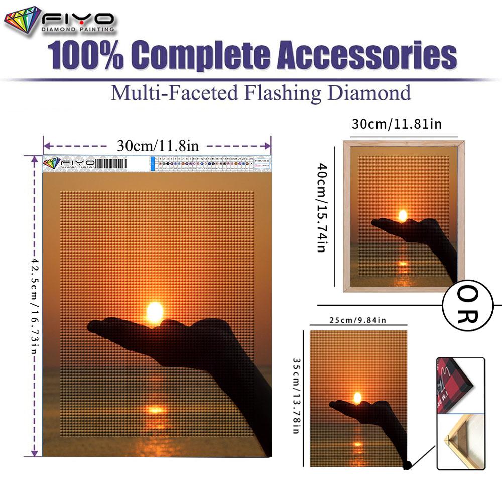 DIY Full Circle Diamond Painting Cross Stitch 3D Romantic Landscape Home Decorative Art Diamond Painting 5d Diamond Art Painting