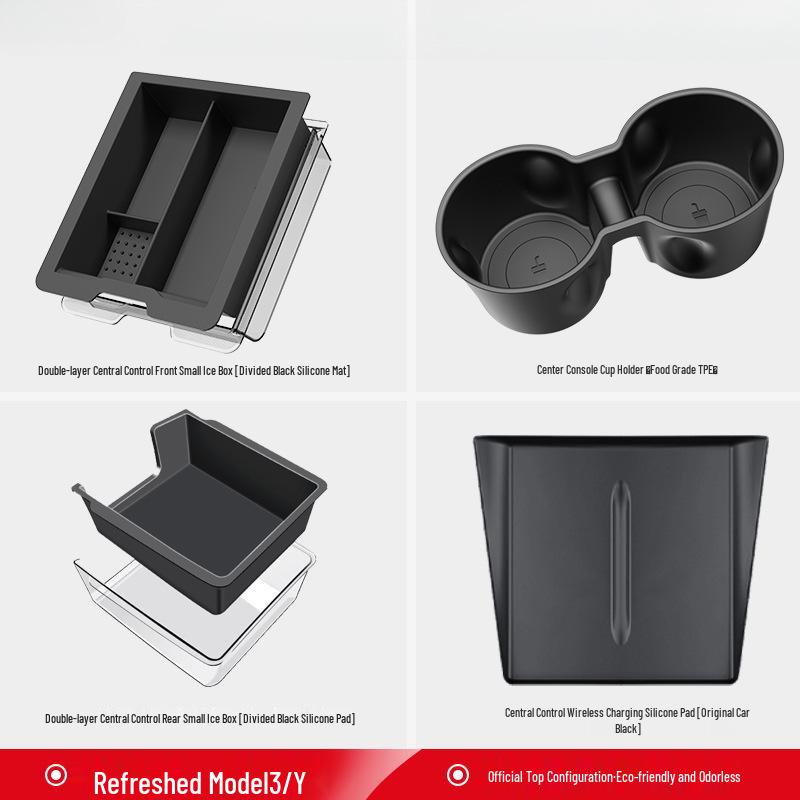 Tesla Model 3/Y Center Console Cup Holder Coaster Limiter