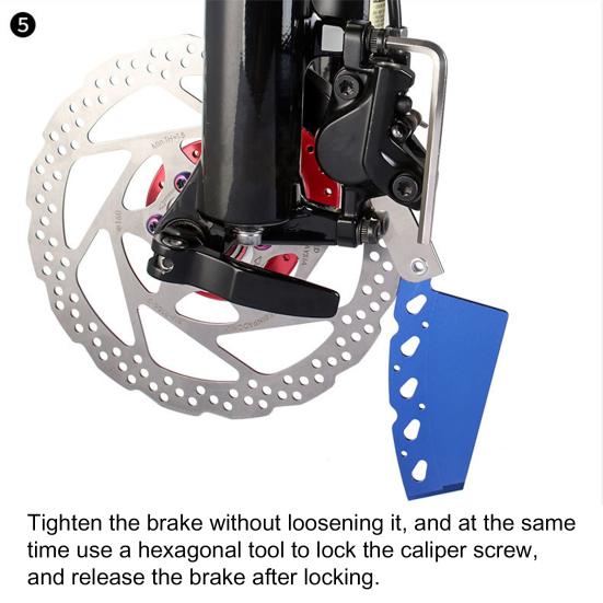 TOOPRE Firm Brake Pad Alignment Tool Foldable Tough Brake Pad Regulator