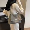 Crossbody Chain Strap Large Purse With Soft Pu Material Ideal For Casual Outings