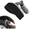Car Tire Shine Applicator, High-Density Sponge Tyre Dressing Applicator Pad with Curved Handle, Reble Wheel Polishing Brush Auto Detailing Foam for