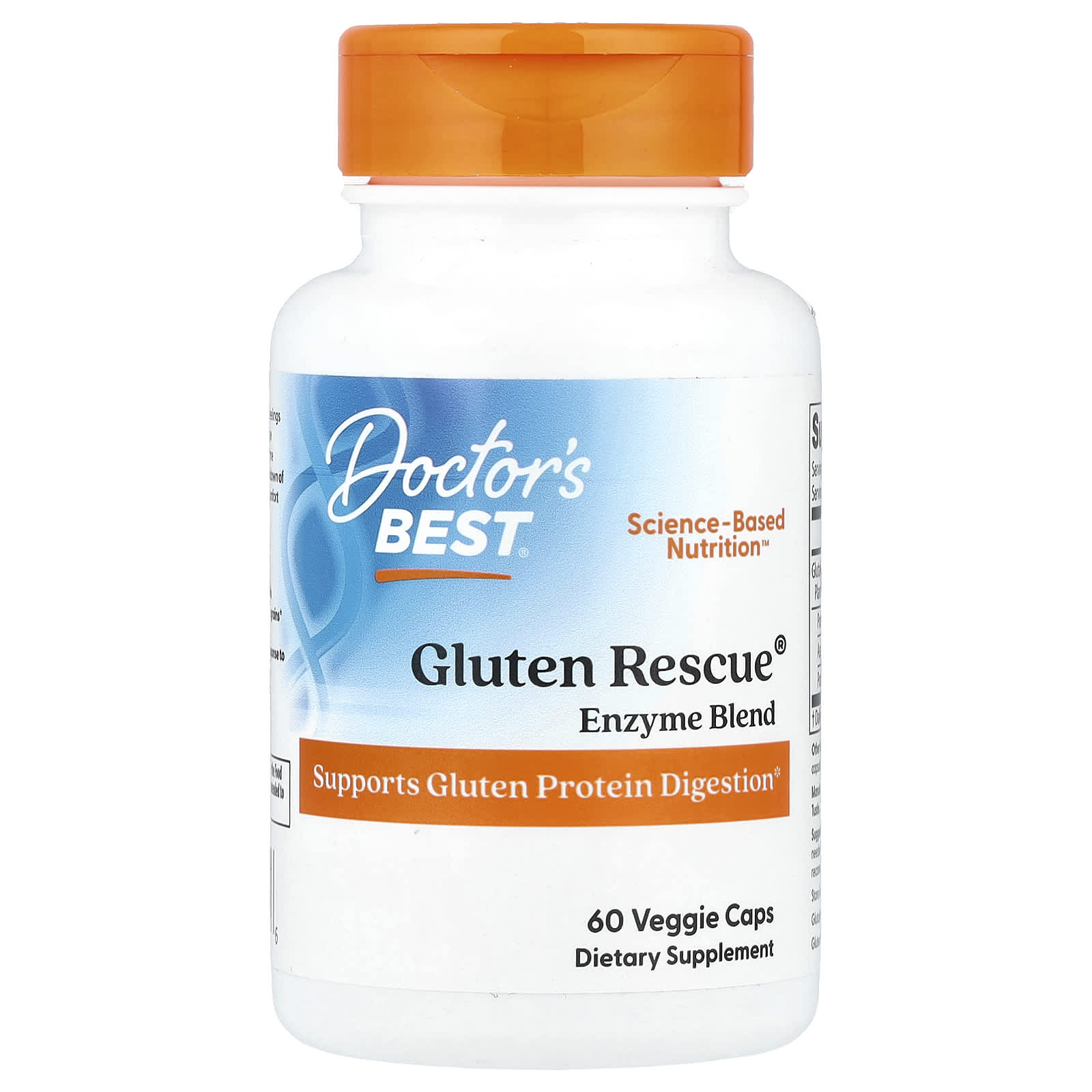 

Doctor S Best, Gluten Rescue with Glutalytic, 60 Veggie Caps