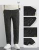 Men's Windproof Winter Sweatpants - Large Size, Cotton, Velvet, Lambskin, Three-Layer Composite, Warm, Casual, Loose Fit