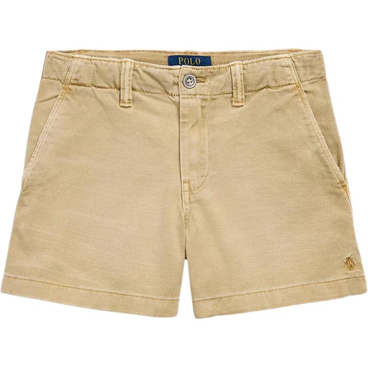 

Polo Ralph Lauren Однотонные шорты с молнией, средней посадки, узкого кроя для детей, коричневый CWPOSHOG4G20050-250 L