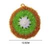 Kitchen Dishwashing Cleaning Cloth Fruit Shape Dish Scrubber Non Scratch Kitchen Dish Scrubber for Cleaning Bathroom Floors New