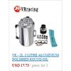 Universal Racing Baffled 3 port Oil Catch Can Tank Air Oil Separator With Removable Valve 3-hole Oil Kettle