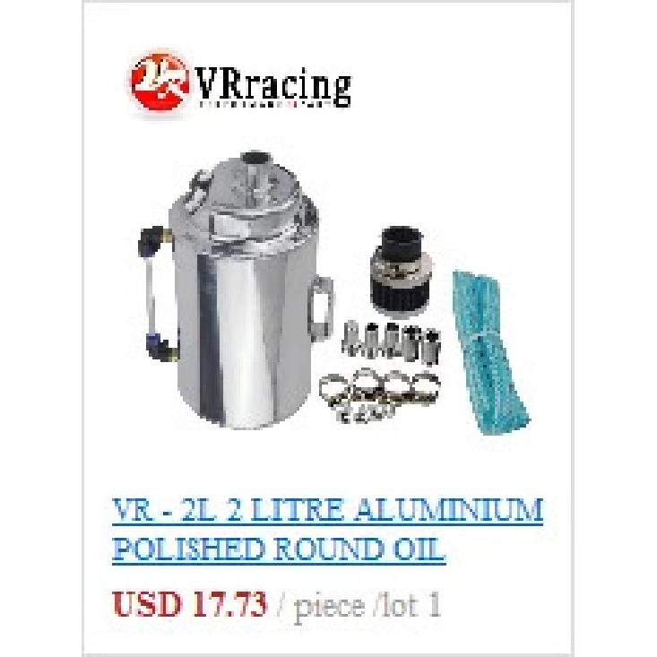 Universal Racing Baffled 3 port Oil Catch Can Tank Air Oil Separator With Removable Valve 3-hole Oil Kettle