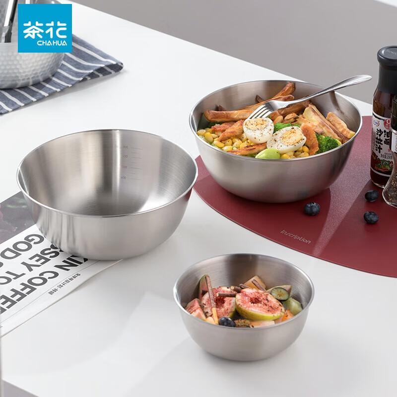 Camellia 304 Stainless Steel Salad Bowl