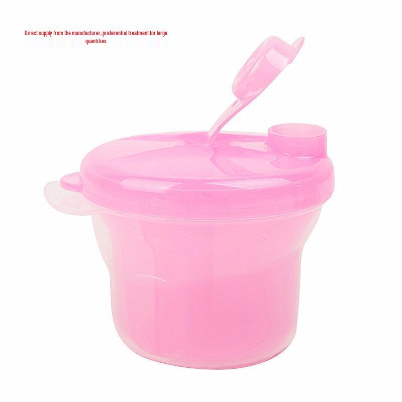 Three-Compartment Rotating Milk Powder Container - Multifunctional, Portable Baby Milk Powder Box