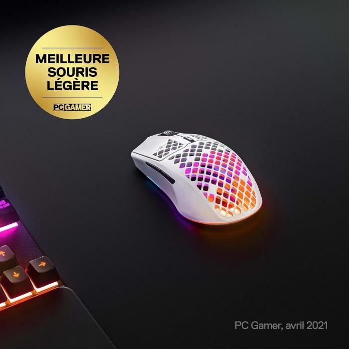 Herní myš Steelseries AEROX 3 WIRELESS SNOW
