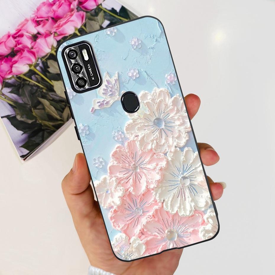 Lovely Case For ZTE Blade A7s 2020 / Optus X Pro / Telstra Evoke Plus 2 Black Silicon Soft Cases Cover For Zte A7s (2020) A7020