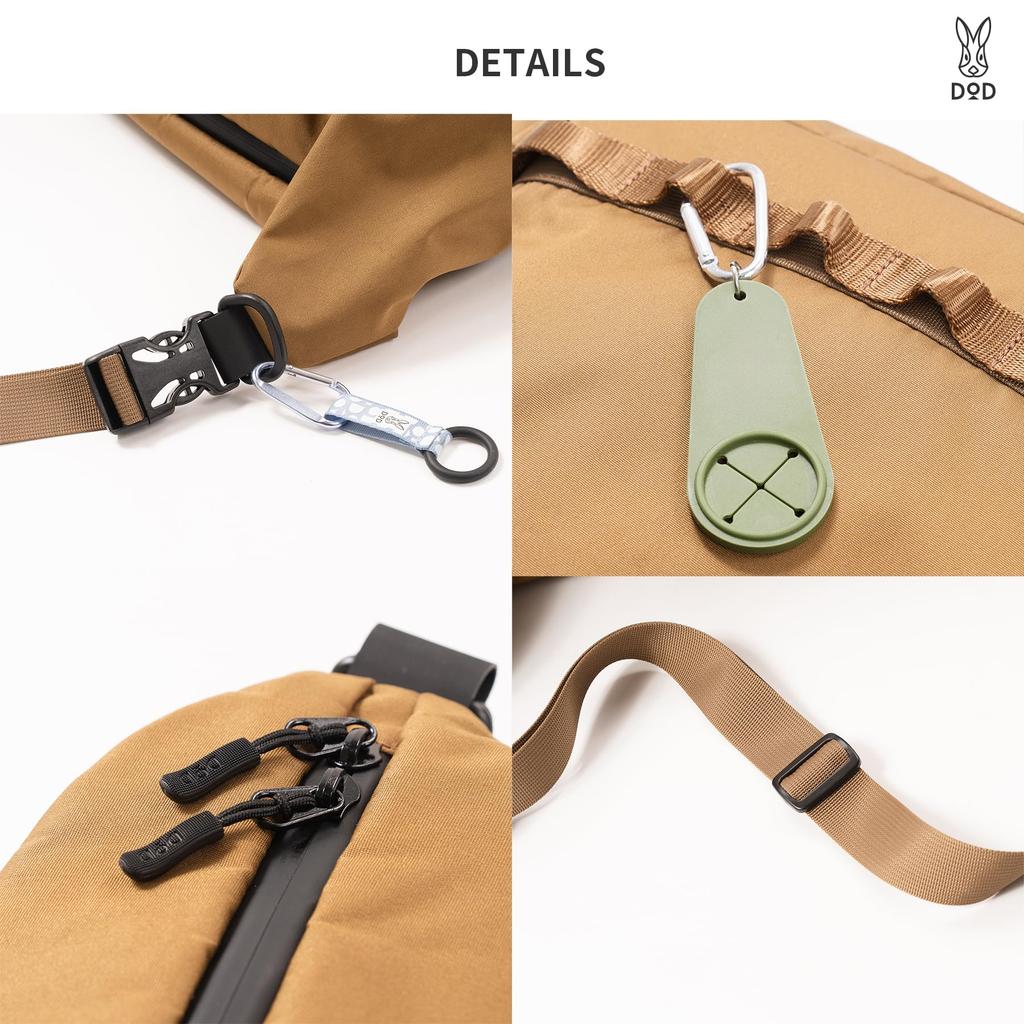 DOD Dekashoba CD Large 24L Shoulder A4 Capacity, Lightweight, Bag, Water-Repellent, Cordura, Size, BA069-CA