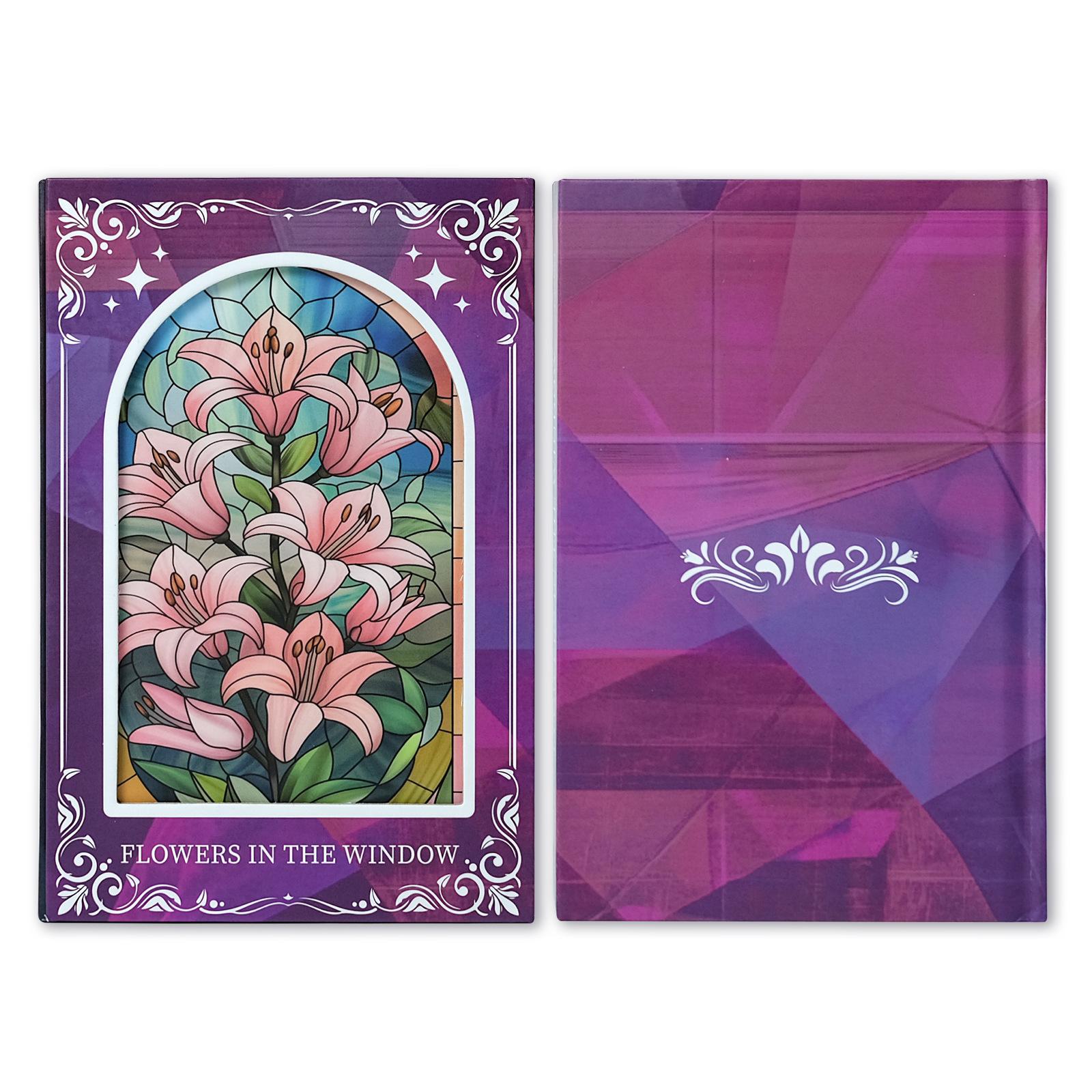 

Маленький мир за окном серии Высококачественный красивый цветок портативный блокнот магнитная застежка Справочник