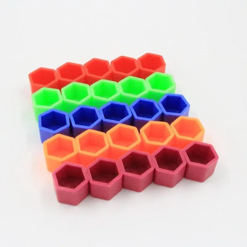 

20Pcs 19mm Silicone Wheel Screw Protective Caps Universal for Hyundai Toyota Vios Wigo Hilux Mitsubishi Exterior Accessories