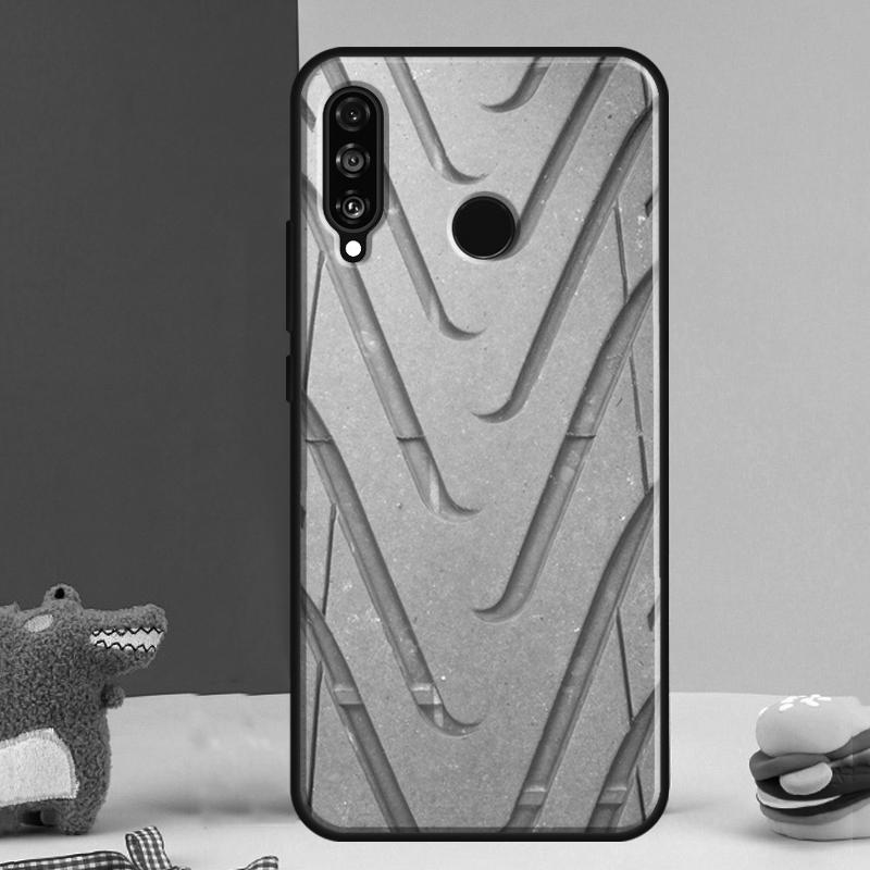 Tire Tread Pattern For Huawei Nova 9 10 SE 12i 12s 11i 5T Y91 Y90 Y60 Y70 Y72 Y61 P60 Pro P20 P30 P40 Lite Case