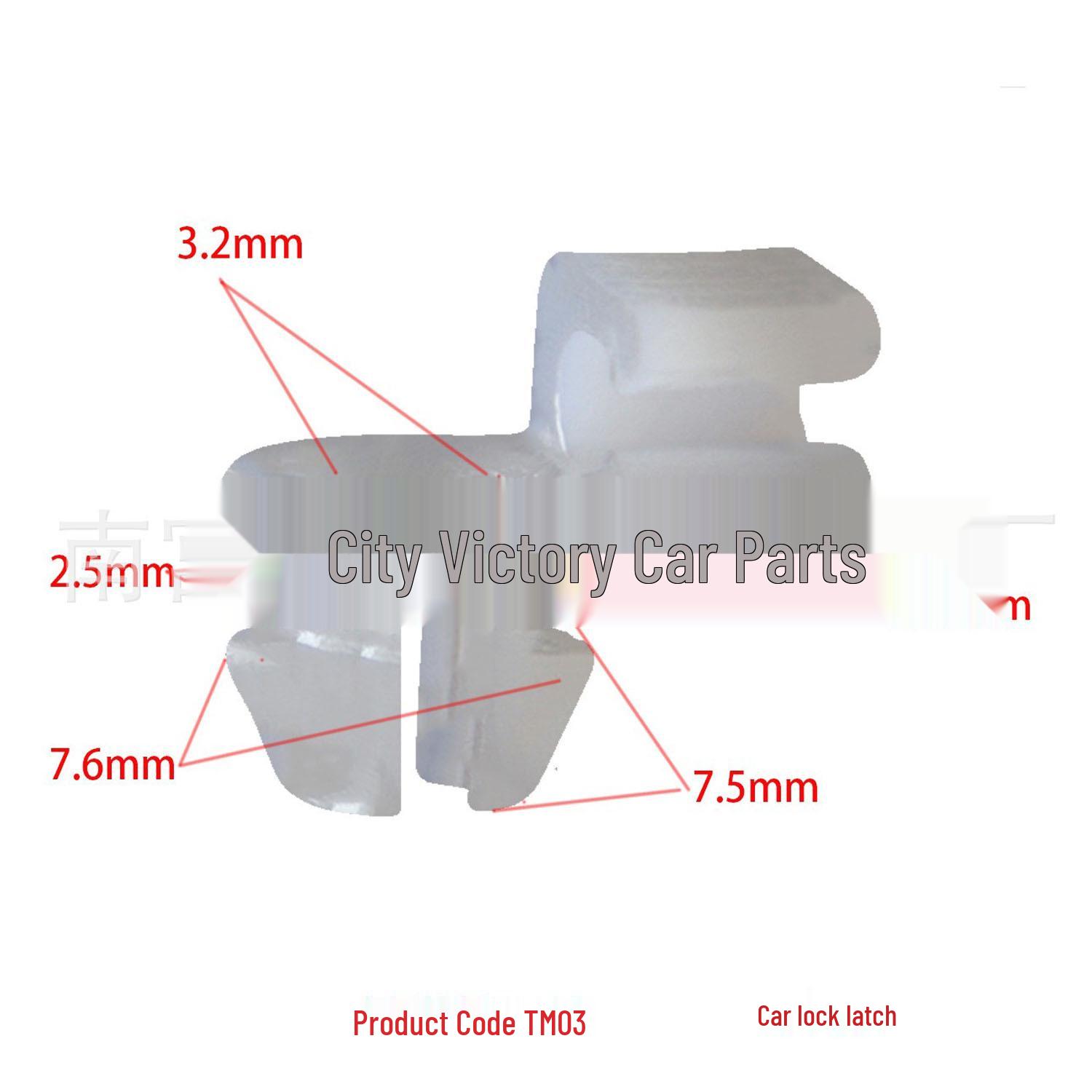 

Micro Car Door Handle Trim Panel Fixing Clips - Plastic Buckle Accessories 10000 pieces