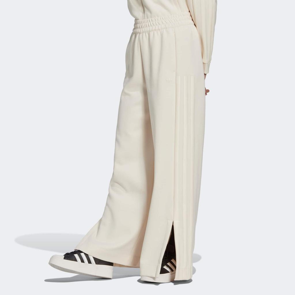 Adidas Originals Classic Retro Wide Leg Sports Pants Women Bottoms Off-White HM1729
