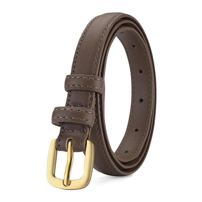 Ceinture tendance pour femme, version coréenne simple, ceinture de pantalon coupe-vent noire