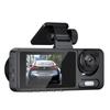Wide Angle Car Camera, 3 Camera Dash Cam Multilingual Clear Car Rearview Mirror Car
