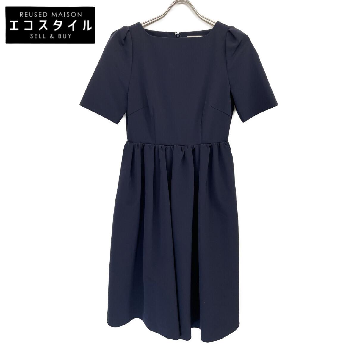 

CELFORD CWF0201025 Navy Fit and Flare Short Sleeve Dress dress 34 NavyUsed