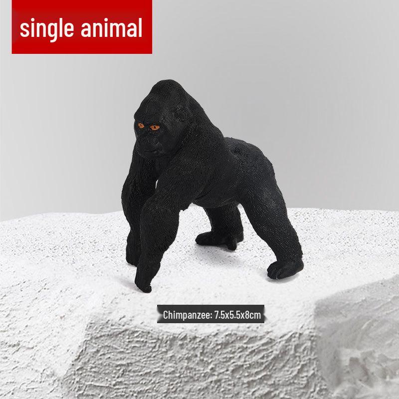 

Набор прочных мягких резиновых игрушек-животных: Жираф, Слон, Бегемот, Лев, Шимпанзе, Тигр