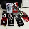 Horror Movie The B-Black P-Phone Phone Case For IPhone 17 16 15 14 13 12 11 Pro Max Plus Color Silver Cover