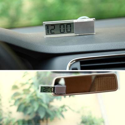 1 Stück Vakuumbecher Typ Auto Thermometer Auto montiert Temperaturanzeige Transparentes LCD Display Auto Thermometer
