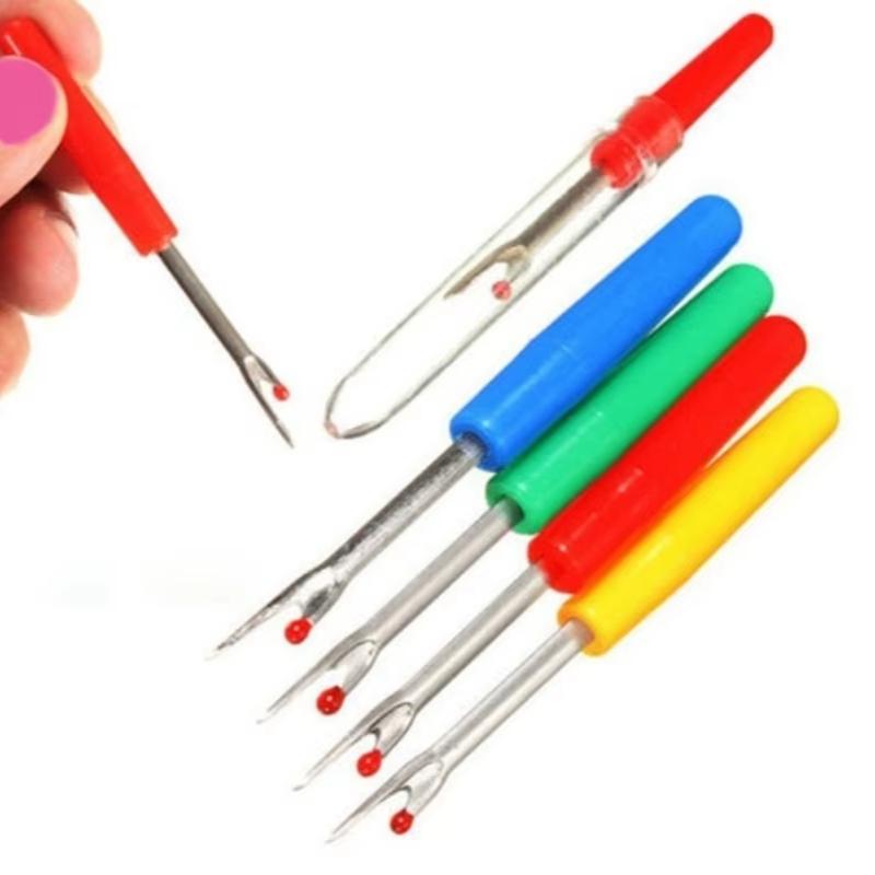Seam Stitch Ripper Unpicker Thread Cutter Sewing Tool Non-Slip Sewing Kit Cross Stitch Wire Picker for DIY Project and Handcraft