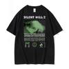 Vintage Unisex Silent Hill 2 Tshirt High Quality Cotton Unisex Oversized T Shirt Round Neck Unisex Tee Clothing Harajuku Y2k Tops