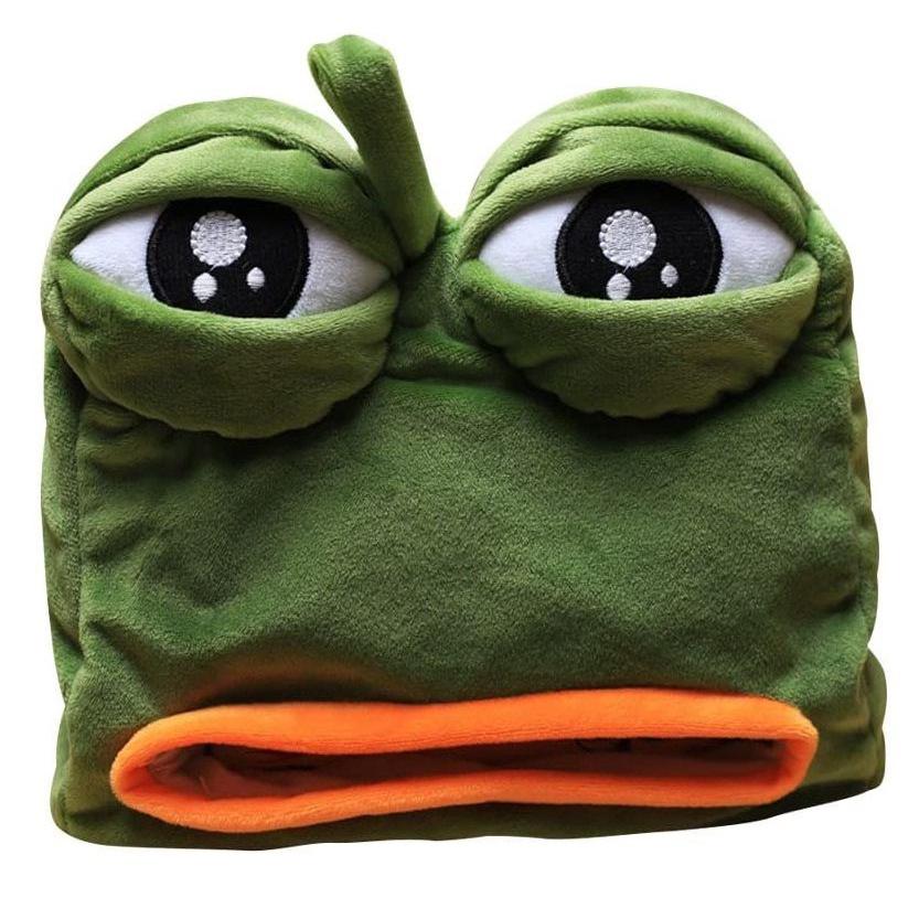 Frog Pepe Sad Creative Home Dustproof Sculpting Tissue Storage Box Napkin Holder