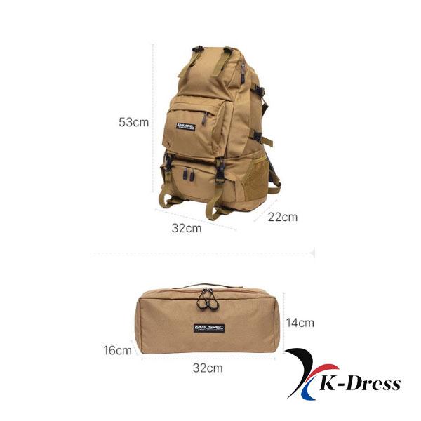 40L Large Capacity Unisex Travel Backpack for Hiking and Camping